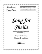 Song for Sheila Guitar and Fretted sheet music cover